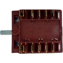 FullYedek Lanova Anahtarı Ankastre Fırın Şalteri Yeni Model 6 Konum Komütatör Düğme