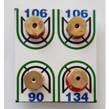 FullYedek Ferre Ocak Doğalgaz Enjektör Memeleri Takım 7 mm