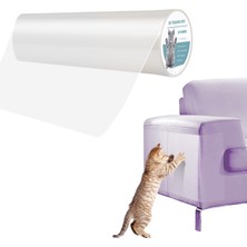 Braventa Collection Pidsen Kedi Mobilyası Koruyucusu, Yapışkan Bant Çizilmeye Karşı Kapı Şeffaf, Kendinden Yapışkanlı, K