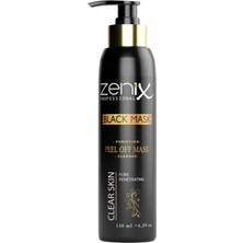 Ergün Collection Zenix Soyulabilir Yüz Maskesi Siyah 130 ml