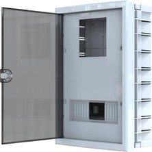 Braventa Collection Sayaç Kutusu 9 Sigortalı Monofaze/trifaze Sıva Altı Sayaç Kutusu IP40 25 x 37.5 x 12.6 cm Poli 101