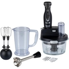 Braventa Collection Powelix Activflow Expert 1500 Watt Cam Hazneli Blender Seti - Siyah