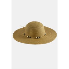 Starseven Boncuk Hasır Şapka