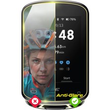 Braventa Collection Magene C506 - C506SE Navigation Gps Bisiklet Bilgisayarı Için Ipg Anti-Glare Parlama Önleyici Mat Ek