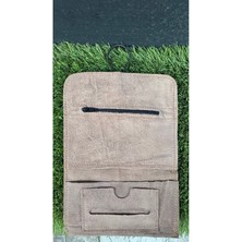 Panda Hediyelik Krem Rengi Tütün Kesesi Çantası Tütünlük Krem