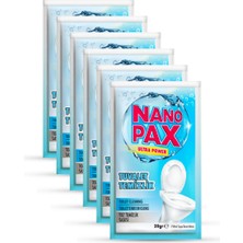 Braventa Collection 6 Adet Tuvalet & Klozet Aktif Köpüklü Toz Deterjan Saşeleri (Ultra Konsantre) 6 Adet x 20 gr - Ekono