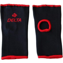 Braventa Collection Boks Eldiveni Içliği (Boksör Bandı) - Hand 5, Siyah - Kırmızı, Large