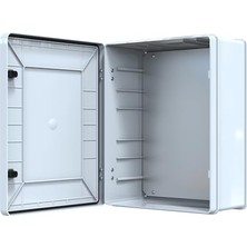 Braventa Collection Yavuz Abs Pano 40 x 50 x 20 cm Taban Saclı IP65 Plastik Pano Montaj Plakalı Elektrik Kutusu Pano Dar