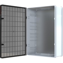 Braventa Collection Yavuz Abs Pano 50 x 70 x 22.5 cm Taban Saclı IP65 Plastik Pano Montaj Plakalı Elektrik Kutusu Pano D