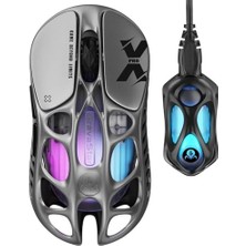 Braventa Collection Gravastar Mercury x Pro Kablosuz Oyun Faresi - 32.000 Dpı Paw 3950 Sensör, 8.000Hz Yoklama Hızı, Mag