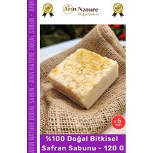 Carlburn #safran %100 Doğal Güzel Kokulu El Yüz Saç Vücut Orijinal Bitkisel Safran Sabunu 120G - 5 Adet