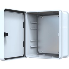 Braventa Collection Yavuz Abs Pano 25 x 30 x 15.2 cm Taban Saclı IP65 Plastik Pano Montaj Plakalı Elektrik Kutusu Pano D