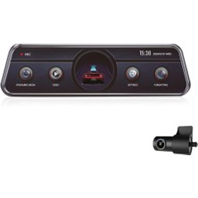 Braventa Collection Sentinel SC-100 2k Ahd Çift Kameralı Araç Içi Dikiz Aynası Kamera | Wi-Fi, G-Sensor, Gece Görüş, Dok