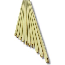 Braventa Collection Adi Gezli Vernikli Ok Şaftı 5 Adet Geleneksel Okçuluk Için Hazır Şaft 50-55 Lbs Bej 50-55 Lbs