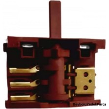 FullYedek Luxell 3+2 Fırın Şalteri , Fırın Komutatör Kademe Anahtarı 4 Konum + Off