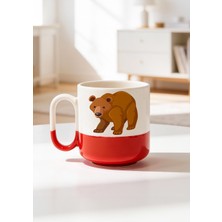 BB Design Ayı Tasarımlı Seramik Baskılı Pro Kupa Bardak 330ML