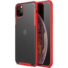 Braventa Collection iPhone 11 Pro ile Uyumlu Volks Için Silikon Kırmızı Cep Telefonu Kılıfı