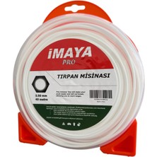 İmaya Pro 6 Köşe Tırpan Misinası 3.5mm x 40MT Beyaz