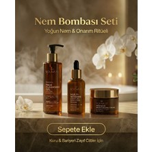 Solnare Nem Bombası Seti – Yoğun Nemlendirici Cilt Bakım Seti (Yüz Temizleme Jeli + Multivitamin Serum (C,e,b3) + Yoğun Nemlendirici Krem)
