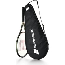 Braventa Collection Sporsize Tennis Racket Cover Tenis Raketi Kılıfı Çantası (Siyah)