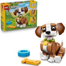 Ergün Collection 31382 LEGO Creator 3in1 Sevimli Hayvanlar: Oyunbaz Yavru Köpek 336 Parça +8 Yaş
