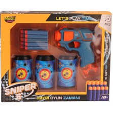 Ergün Collection Fab 5909 Kutulu 3 Hedefli Sniper 6 Dart Atıcı