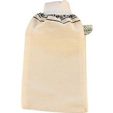 Braventa Collection 162-L Lastikli Standart Kelebek Hamam ve Banyo Kesesi (Beyaz)