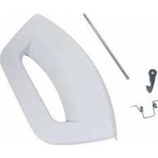 FullYedek Ariston Hotpoint Wmfg 8537PUK  Çamaşır Makinesi Kapak Mandal Tutamağı Beyaz