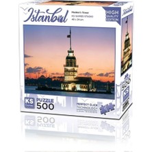 Ergün Collection 20059 Kız Kulesi Gün Istanbul 500 Parça Puzzle -Ks Puzzle