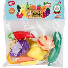 Ergün Collection URT007-PVC-2A B Kesilebilen Meyve Sebze 14 Parça