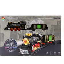 Ergün Collection 699-69A Sesli Işıklı Şarjlı Dumanlı Tren Seti -Karsan Oyuncak