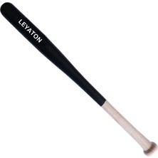 Braventa Collection Beyzbol Sopası 61 cm Dişbudak Ağacından Kırılmaz Bezbol Sopası Siyah