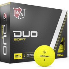 Braventa Collection Wılson Staff Duo Yumuşak Golf Topları - 12'li Paket, Sarı