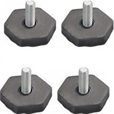 FullYedek Ariston Hotpoint Wml 821 Ex Çamaşır Makinesi Ayağı 4 Adet Titreşim Ayak