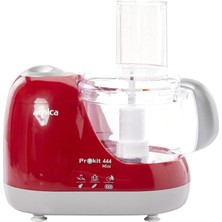 Braventa Collection Prokit 444 Mini Mutfak Robotu, 1 L Hazne, 600 W, Hamur Karıştırma, Kırmızı