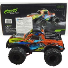 Braventa Collection 1:16 Ölçek Country Işıklı Off-Road Rc Araba – Uzaktan Kumandalı, 3 Renk Seçenekli Turuncu