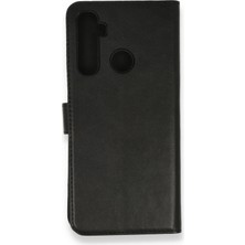Braventa Collection Nevarium Realme 6i Uyumlu Kılıf Kapaklı Cüzdan Standlı Deri - Siyah
