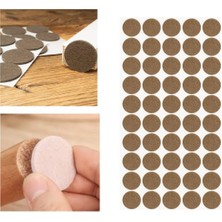 Braventa Collection Pacific Mobilya Keçesi,kendinden Yapışkanlı Zemin Koruyucu Kahverengi (Çap 20MM)