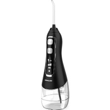 Braventa Collection Waterpulse V580 Water Flosser Taşınabilir Şarjlı Masajlı Diş/protez Bakım ve Ağız Duşu-Siyah
