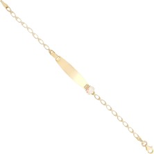 Berk Mücevherat 14 Ayar Altın Hello Kitty Figürlü Çocuk Künyesi