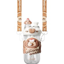 Ergün Collection D2550 Dıller 580 ml Boyun Askılı Trıtan Su Matarası