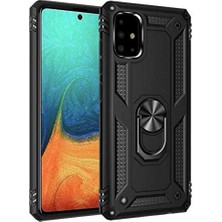 Braventa Collection A71 ile Uyumlu Vega Için Silikon Siyah Cep Telefonu Kılıfı
