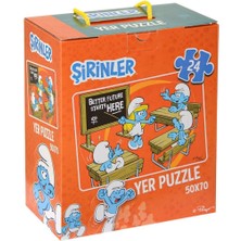 Ergün Collection SRN7728 Şirinler Yer Puzzle - Laço Kids