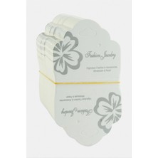 Starseven Büyük Çiçek Kolye Kartı 200 Adet