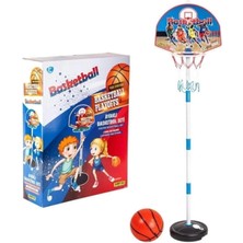 Braventa Collection Giffy/ayaklı Büyük Boy Basketbol Potası 120CM Portatif Basketbol Pota Ayarlanabilir Boy