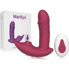 Braventa Collection Modern Emişli Hareketli Giyilebilir Vibratör Kırmızı