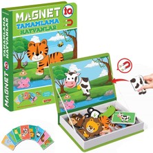 Ergün Collection 1512 Dıytoy, Magnet Tamamlama - Hayvanlar/ +3 Yaş