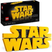 Ergün Collection 75407 LEGO Star Wars - Star Wars Logosu 700 Parça +18 Yaş
