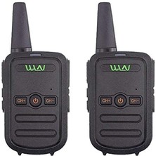 Braventa Collection Wln KD-C51 16 Kanal Siyah Ikili Telsiz - Şarjlı