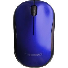 Ergün Collection Mavi Kablosuz 3D Optik Mouse